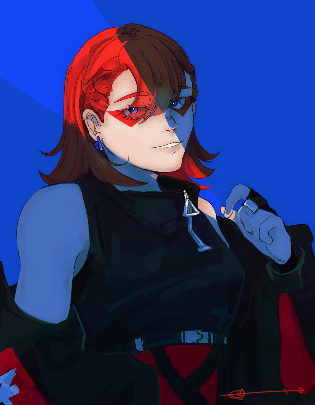 WAIST WITH COLOURING AND SHADING EXAMPLE